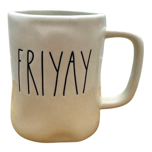 Rae Dunn Artisan Collection Ceramic Mug Friyay - Picture 1 of 6
